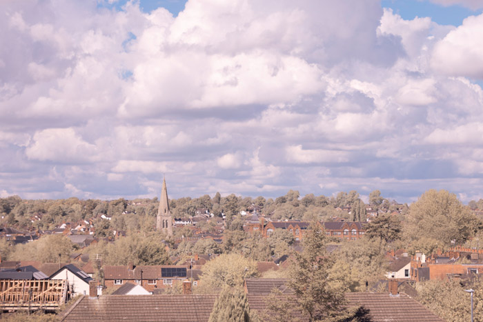 Infrared photograph taken using a fluorescent (FLD) filter