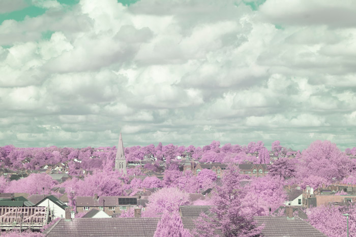 Infrared photograph taken using a QB19 + Lee 101 filter stack