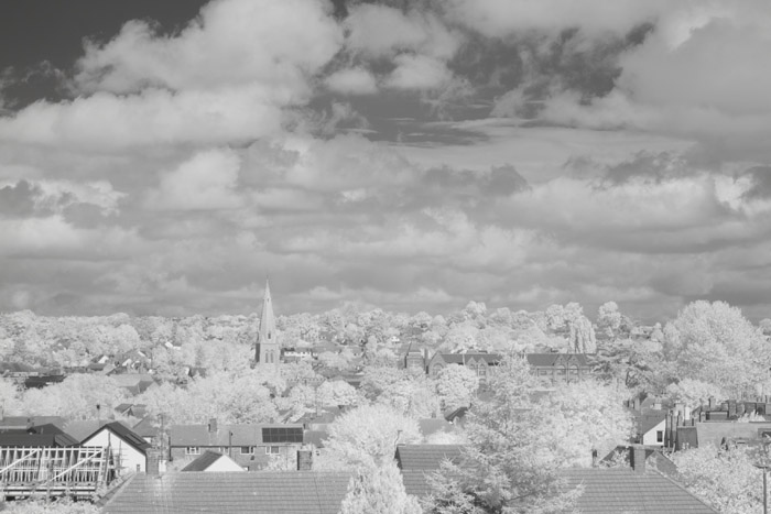 Infrared photograph taken using a Zomei 950nm filter