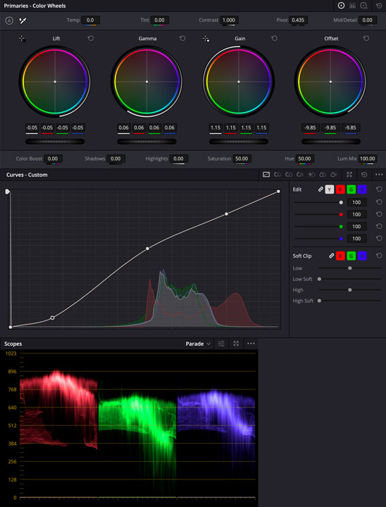 Main adjustments made for previous image