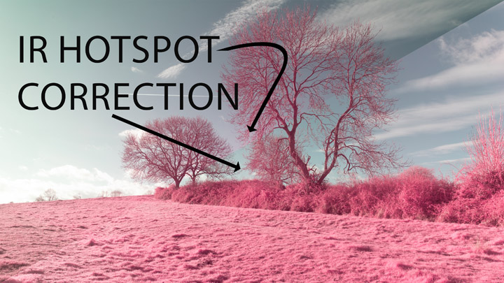 IR hotspot correction