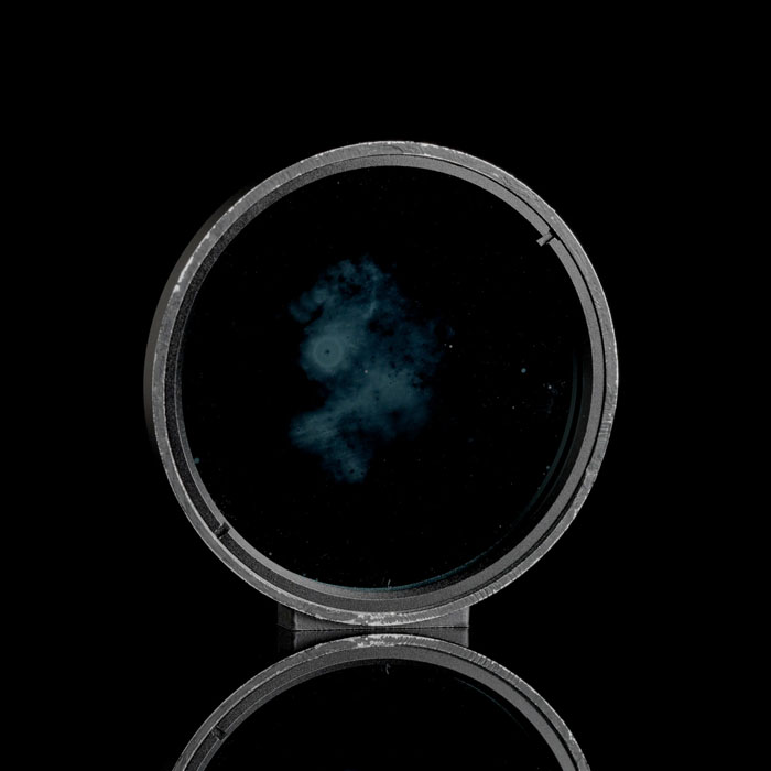 Corroded glass on BG40 filter