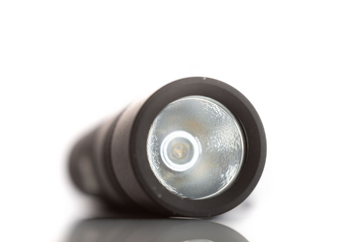 Front view of Convoy S2+ flashlight