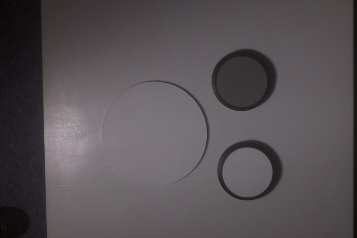 3mm thick disc of ePTFE