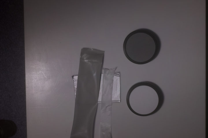 Grey PTFE tape and White PTFE tape on Tetra pak backing