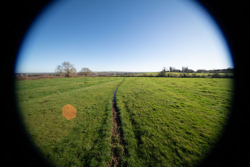 EF-S 10-18mm converted to EF mount on full frame camera at 10mm