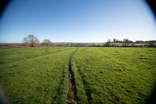 EF-S 10-18mm converted to EF mount on full frame camera at 13mm