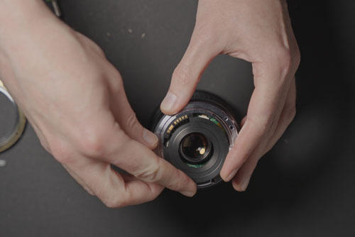 Fitting the inner ring of replacement EF mount for EF-S 10-22mm lens