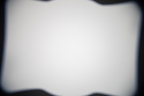 Photo of lightbox taken with Canon EF-S 10-18mm lens with EW-73C hood on full frame at 13mm to show vignetting