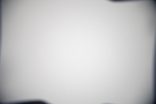 Photo of lightbox taken with Canon EF-S 10-18mm lens with EW-73C hood on full frame at 14mm to show vignetting