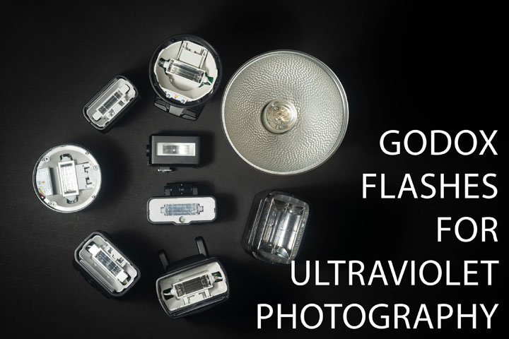 Godox flashes for ultraviolet photography