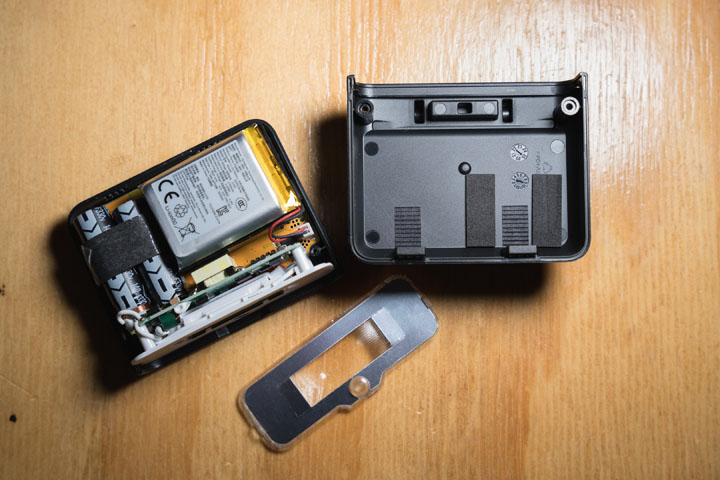 Dismantled Godox MF12 flash with the Fresnel removed