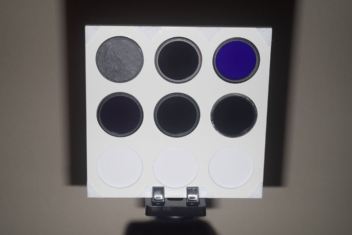 Ultraviolet photo of test target taken with Godox TT350, Normal, 1/64 power, ISO 100