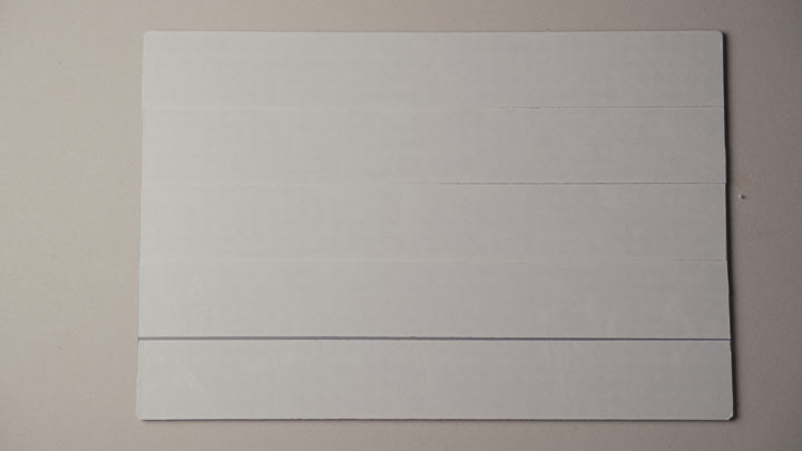 Lego plate with double-sided tape