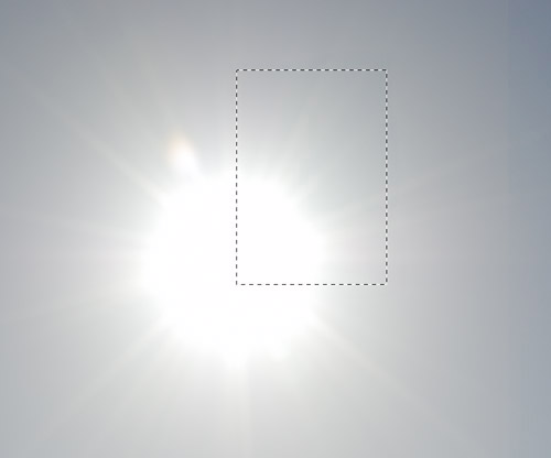 Copied area of sun with no flare