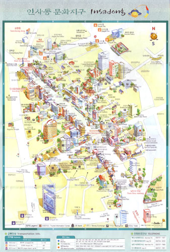 Map of Insadong