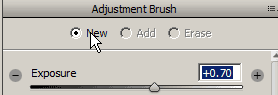 Adding a new adjustment brush pass in ACR