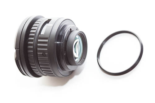 50mm EL Nikkor with M39 to M42 adapter ring